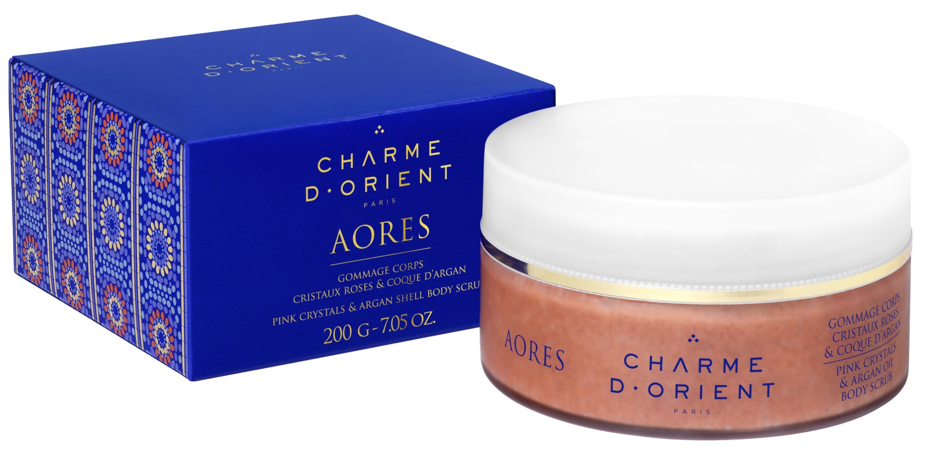 Gommage Cristaux roses & Coque d'Argan